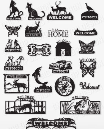 ITEMS WELCOME PLAQUE