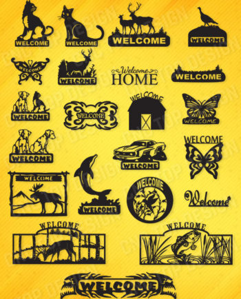 ITEMS WELCOME PLAQUE