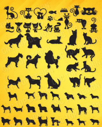 Dogs and Cats Design for CNC