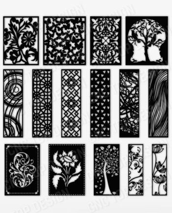 15 DXF of Laser Cut -CNC Vector DXF-CDR - AI Art file