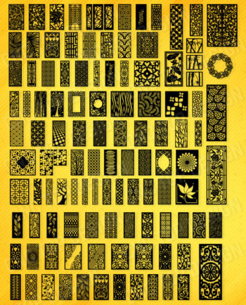 +100 DXF of Laser Cut -CNC Vector DXF-CDR - AI Art file