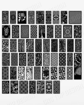 +50 DXF of Laser Cut -CNC Vector DXF-CDR