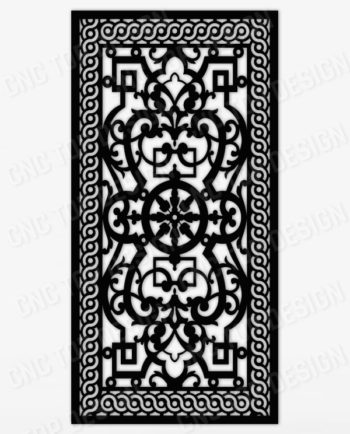 Abstract Decorative Privacy Screen Panel or Fence