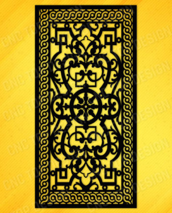 Abstract Decorative Privacy Screen Panel or Fence