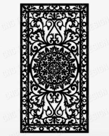 Abstract Decorative Privacy Screen Panel or Fence