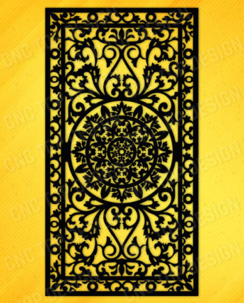 Abstract Decorative Privacy Screen Panel or Fence
