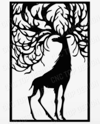 Deer Design files of CNC PLASMA LASER & ROUTER Cut - EPS AI SVG DXF CDR