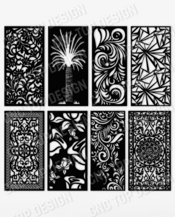 Panels Patterns Decorative DXF SVG CDR EPS PNG AI P005