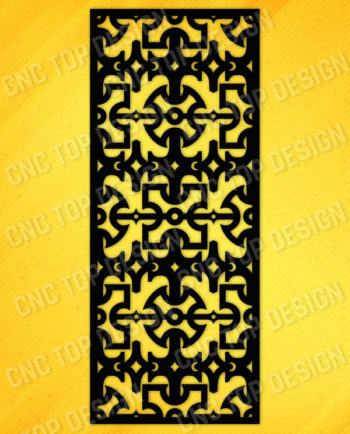 Abstract Decorative Privacy Screen Panel or Fence