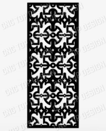 Abstract Decorative Privacy Screen Panel or Fence