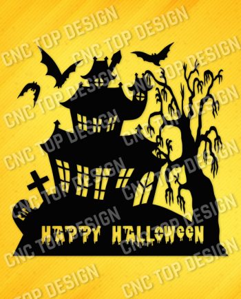 Halloween House sign design files