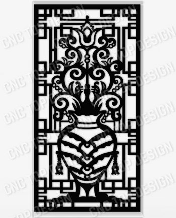 Pattern panel screen Design files - EPS AI SVG DXF CDR R00140