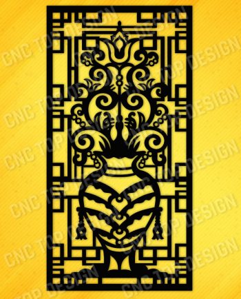 Pattern panel screen Design files - EPS AI SVG DXF CDR R00140