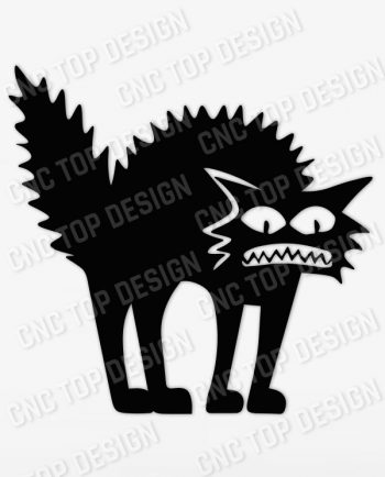 Shaggy cat Design file - EPS AI SVG DXF CDR