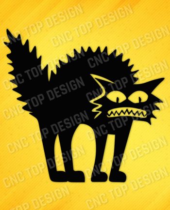 Shaggy cat Design file - EPS AI SVG DXF CDR