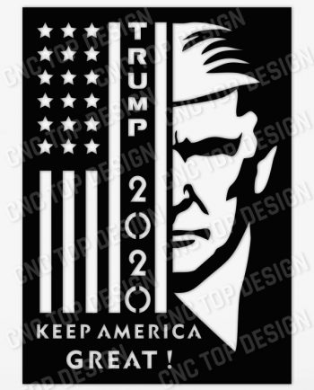 TRUMP 2020, Keep America Great files – EPS AI SVG DXF CDR