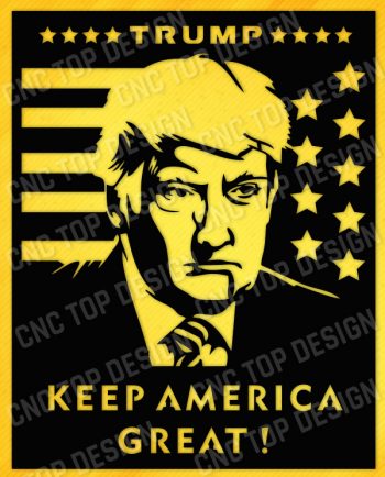 USA TRUMP 2020, Keep America Great Design files – EPS AI SVG DXF CDR