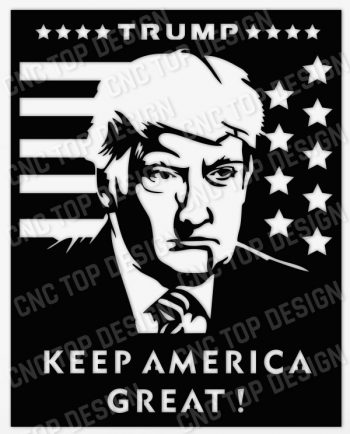 USA TRUMP 2020, Keep America Great Design files – EPS AI SVG DXF CDR