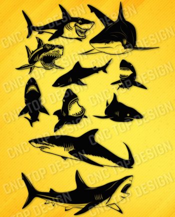 Shark Design file - EPS AI SVG DXF CDR