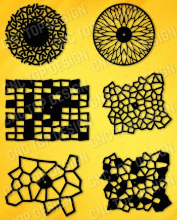 Wall clocks design files - EPS AI SVG DXF CDR