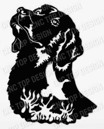 Engraving Dog Vector Design file - EPS AI SVG DXF CDR