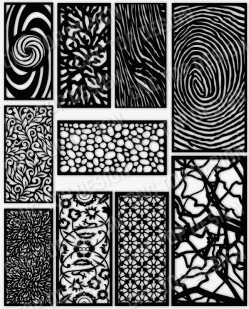 Panels Patterns And Scenes Decorative DXF SVG CDR EPS PNG AI P008