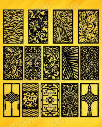 Panels Patterns And Scenes Decorative DXF SVG CDR EPS PNG AI P058