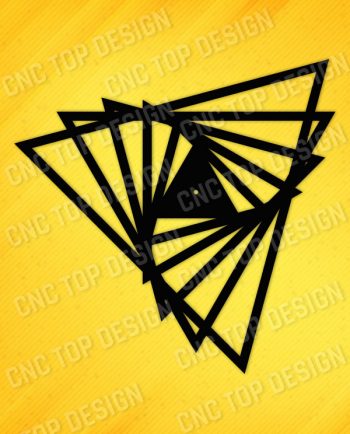 cnctopdesigncom-cnc-triangle-clock-156-1