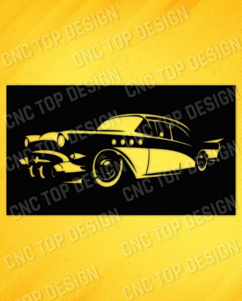 Vintage Classic Car Wall Art Design file - EPS AI SVG DXF CDR