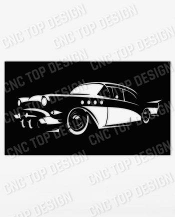Vintage Classic Car Wall Art Design file - EPS AI SVG DXF CDR