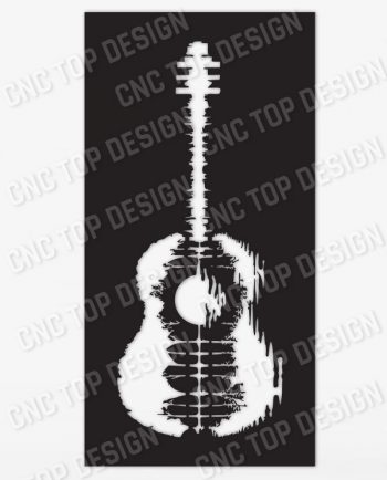 Guitar Art Vector design files - DXF SVG EPS AI CDR
