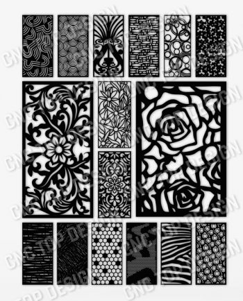 Panels Patterns And Scenes Decorative DXF SVG CDR EPS PNG AI P086