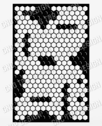Honeycomb Pattern Design files - DXF SVG EPS AI CDR