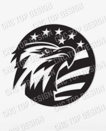 American Eagle Design files P0206 - DXF SVG EPS AI CDR