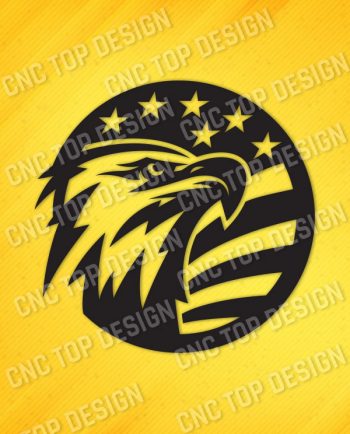 American Eagle Design files P0206 - DXF SVG EPS AI CDR