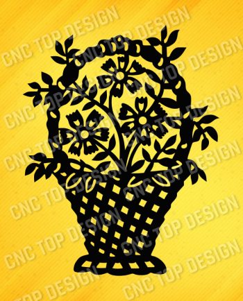 Bouquet of flowers Vector Design files - DXF SVG EPS AI CDR