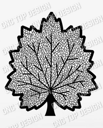 Maple leaf design files - DXF SVG EPS AI CDR