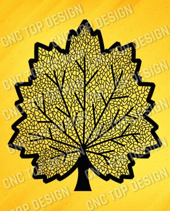 Maple leaf design files - DXF SVG EPS AI CDR
