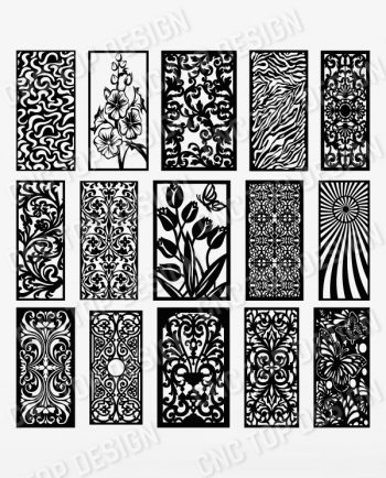 Panels Patterns And Scenes Decorative DXF SVG CDR EPS PNG AI P0220