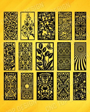 Panels Patterns And Scenes Decorative DXF SVG CDR EPS PNG AI P0220