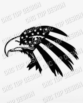 American Eagle Design files P0227 - DXF SVG EPS AI CDR