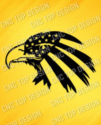 American Eagle Design files P0227 - DXF SVG EPS AI CDR