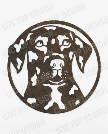 Dog Face design files - DXF SVG EPS AI CDR