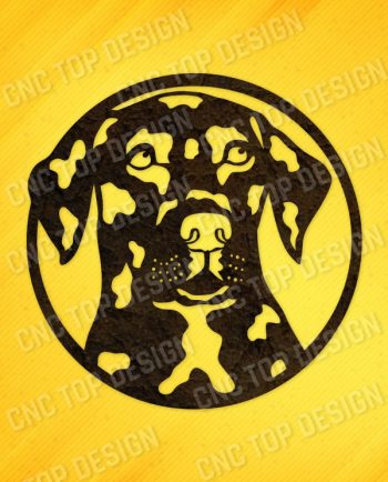 Dog Face design files - DXF SVG EPS AI CDR