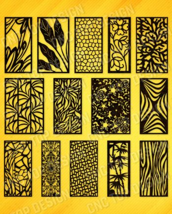 Panels patterns and scenes decorative DXF SVG CDR EPS PNG AI P0047