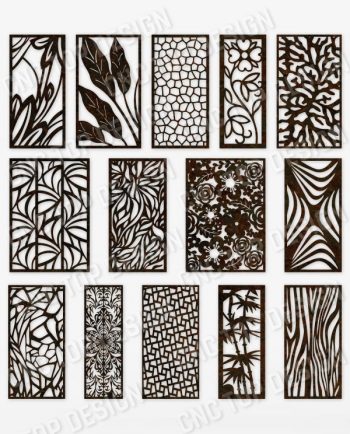 Panels patterns and scenes decorative DXF SVG CDR EPS PNG AI P0047
