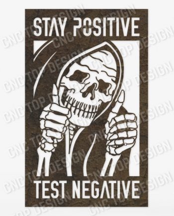 Test negative stay positive vector design files - DXF SVG EPS AI CDR