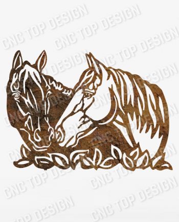 Horses wall art design files – DXF SVG EPS AI CDR