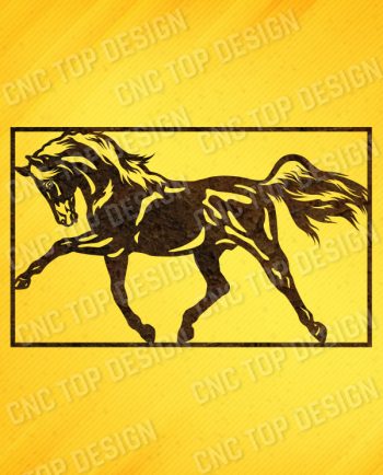 Horse wall decor design files – DXF SVG EPS AI CDR