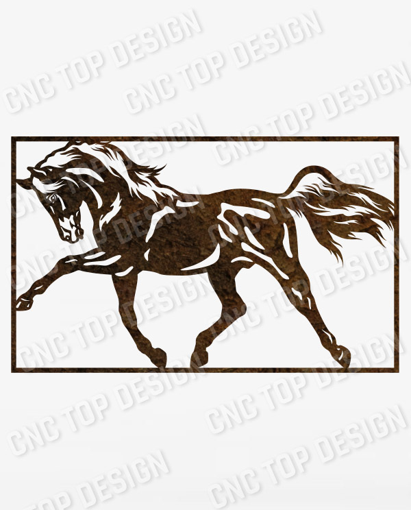 Horse wall decor design files – DXF SVG EPS AI CDR